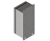 316L Stainless Steel Pushbutton Station 220Hx120Wx90D (3x 22.5mm Holes)