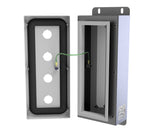 316L Stainless Steel Pushbutton Station 280Hx120Wx90D (4 Hole)