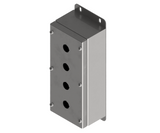 316L Stainless Steel Pushbutton Station 280Hx120Wx90D (4 Hole)