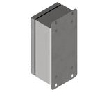 316L Stainless Steel Pushbutton Station 220Hx120Wx90D (3 Hole) with Blank Lid