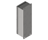 316L Stainless Steel Pushbutton Station 320Hx120Wx90D (5 Hole) with Blank Lid