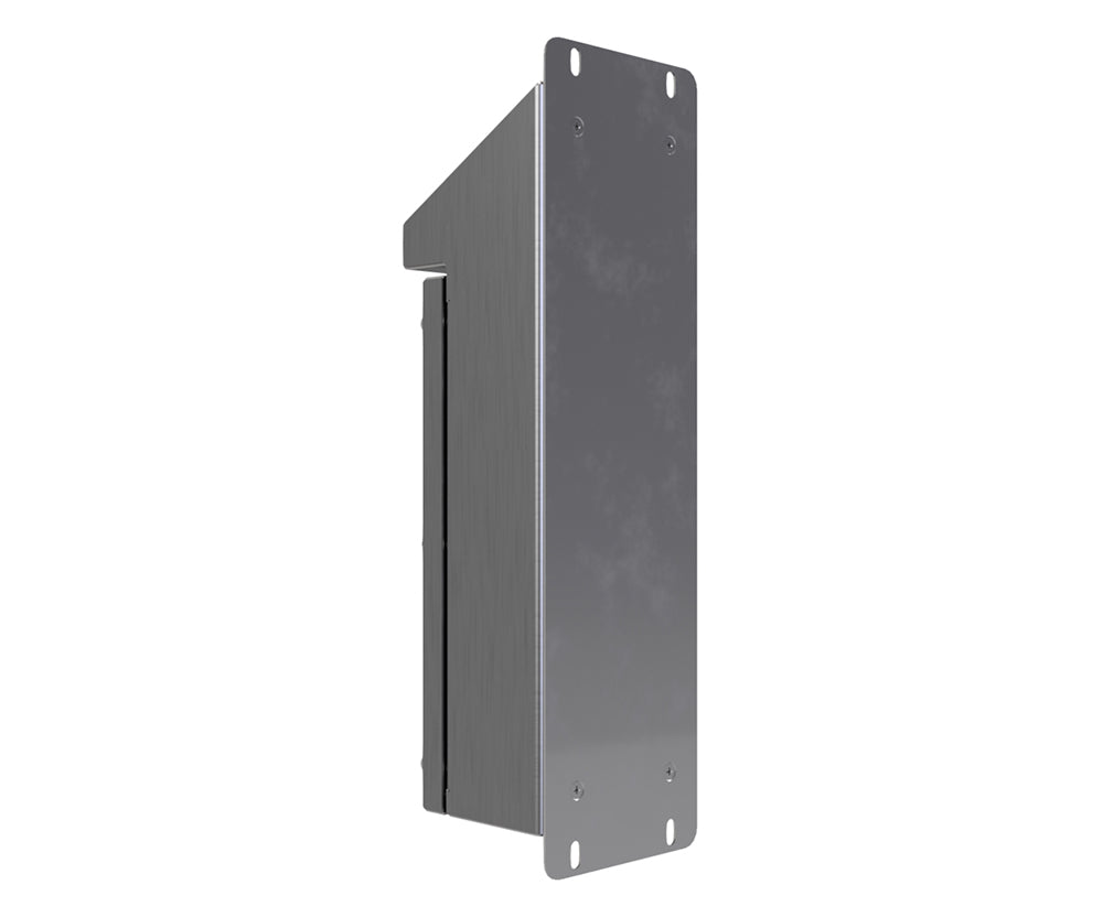 316L SS Sloping Roof Pushbutton Station 280Hx120Wx90D (4 Hole)