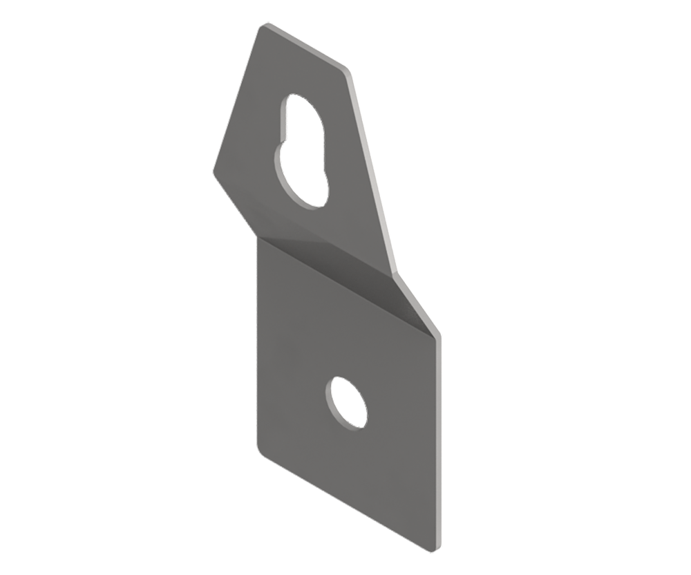 316 Stainless Steel Wall Mounting bracket-1.5mm M6 set of 4