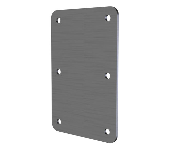 Gland Plate, with seal - 150x100mm 5mm Aluminium
