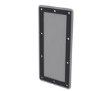 Gland Plate, with seal - 250Wx120D 5mm Aluminium