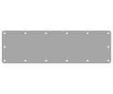 Gland Plate, with seal - 500Wx150D 5mm Aluminium