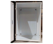 Load image into Gallery viewer, EB17 - Smooth White Powder Coated, Galvanised Mild Steel Enclosure 600Hx400Wx200D - 1.5mm
