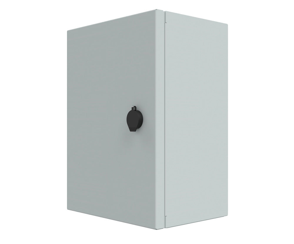 RAL7035 Powder Coated, Aluminium Enclosure 400Hx300Wx200D - 2.5mm