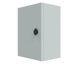 RAL7035 Powder Coated, Aluminium Enclosure 400Hx300Wx200D - 2.5mm