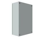 RAL7035 Powder Coated, Aluminium Enclosure 600Hx400Wx200D - 2.5mm