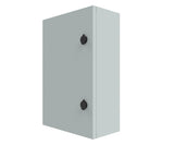 RAL7035 Powder Coated, Aluminium Enclosure 600Hx400Wx200D - 2.5mm