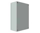 RAL7035 Powder Coated, Aluminium Enclosure 600Hx600Wx300D - 2.5mm
