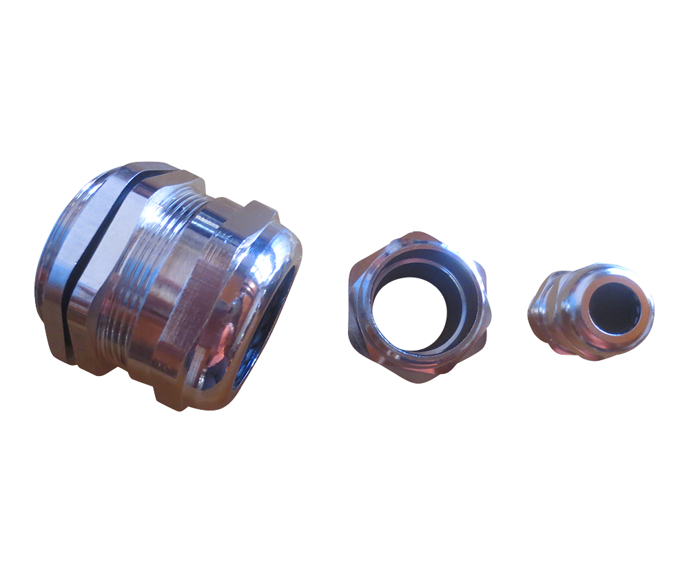 M40 Cable Gland, Nickel Plated Brass, IP68
