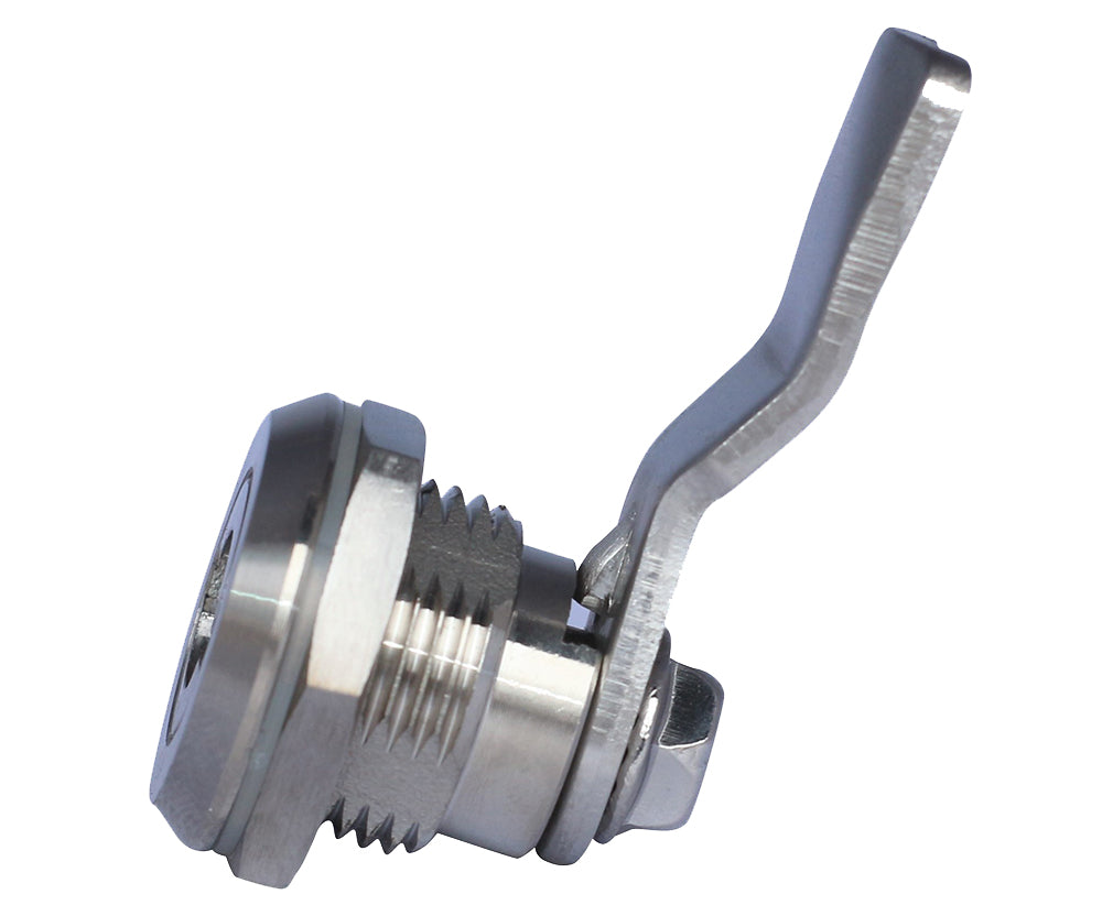Chrome 1/4 Turn Coin Door Lock (92268 key)