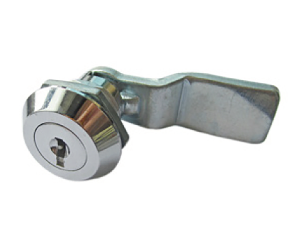 Chrome 1/4 Turn Coin Door Lock (92268 key)
