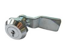 Load image into Gallery viewer, Chrome 1/4 Turn Coin Door Lock (92268 key)
