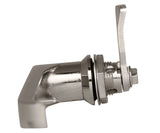 Chrome L-handle Door Lock (CL001 key) - For LH Hinged Door Only