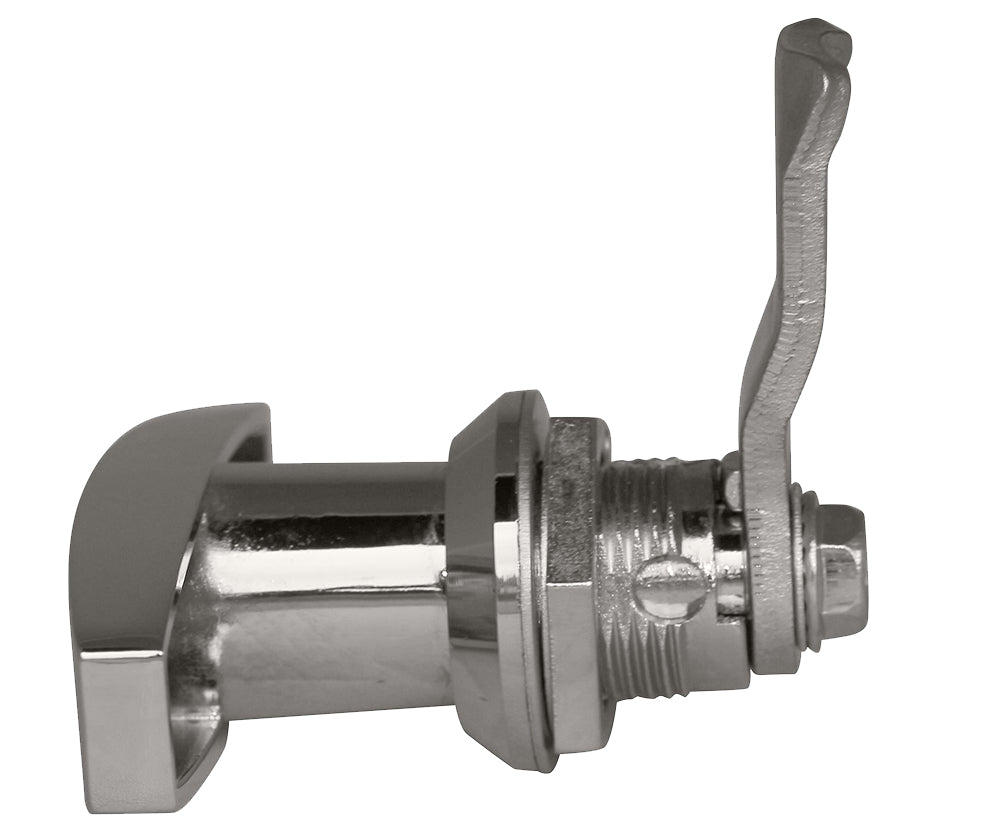 Chrome T-handle door lock, with Cam (92268 key)