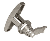 Chrome T-handle Door Lock (CL001 key)