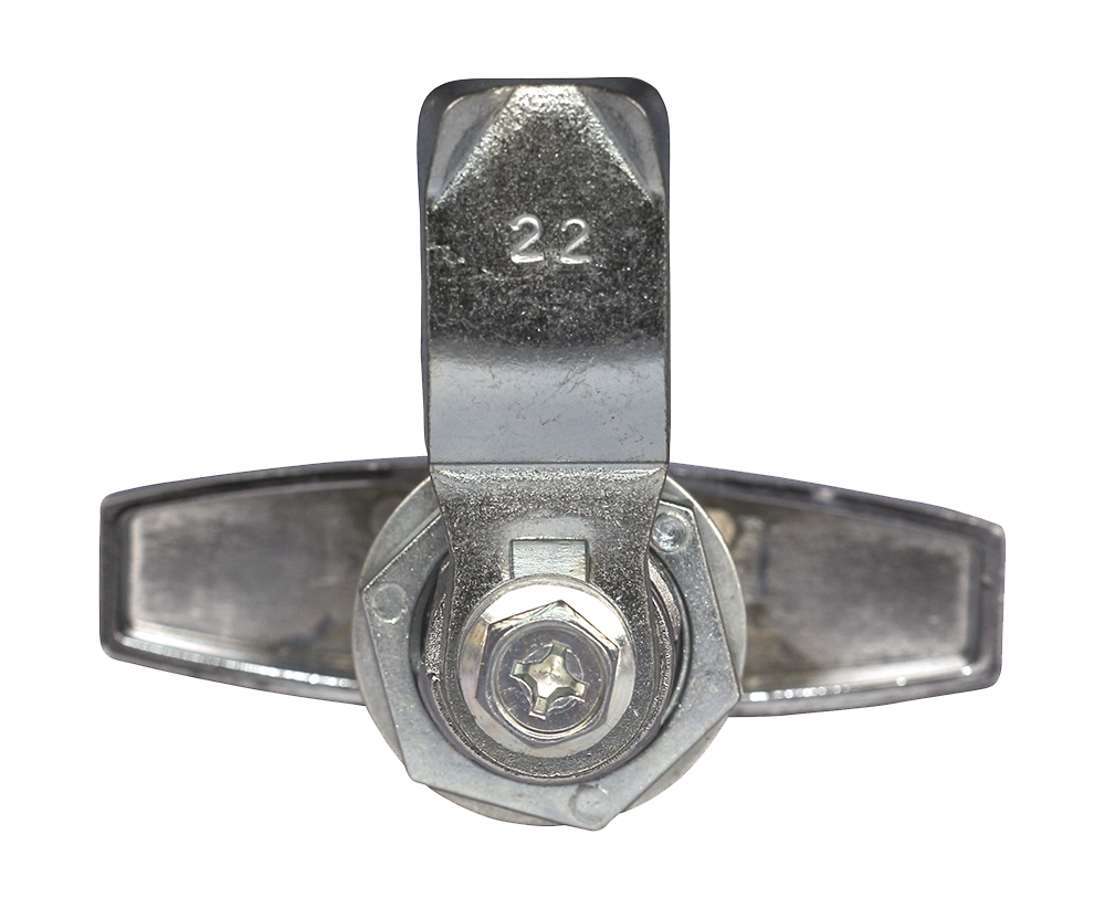 Chrome T-handle Door Lock (CL001 key)