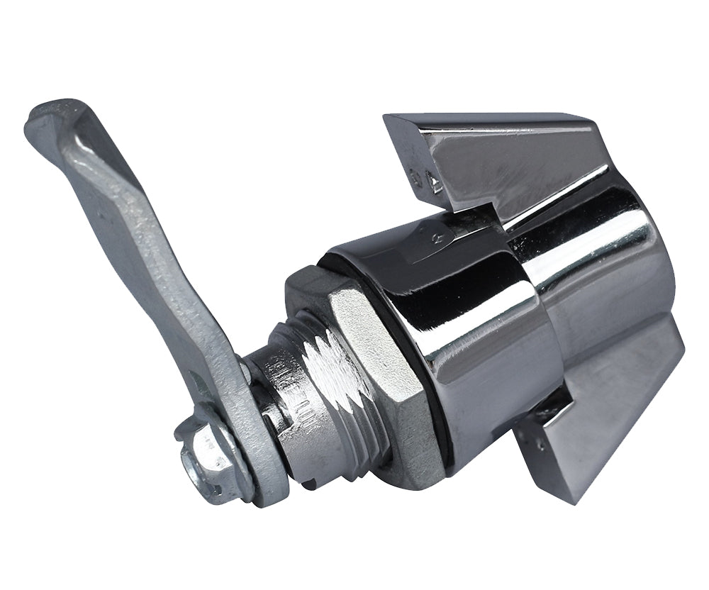 Chrome Key lockable wing handle, with 22mm Cam (CL001 key)