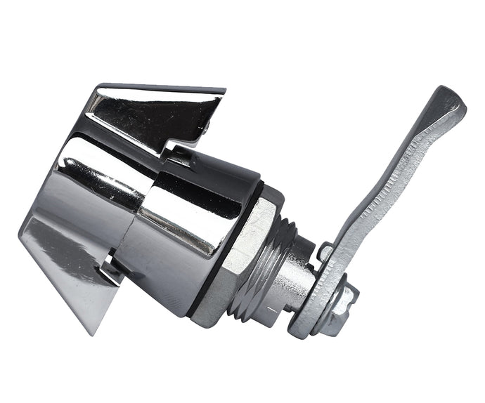 Chrome Key lockable wing handle, with 22mm Cam (CL001 key)