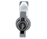 Chrome Key lockable wing handle, with 22mm Cam (CL001 key)