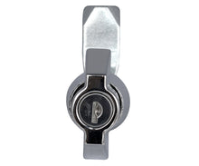 Load image into Gallery viewer, Chrome Key lockable wing handle, with 22mm Cam (CL001 key)
