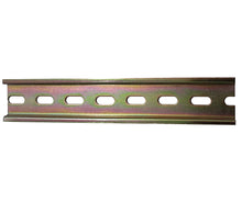 Load image into Gallery viewer, Din Rail, Zinc-plated Steel, 35x7.5mm, Slotted per 2m length
