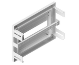 Mild Steel Powder Coated White IP3X Distribution Board Kit - 300Hx400W-1H