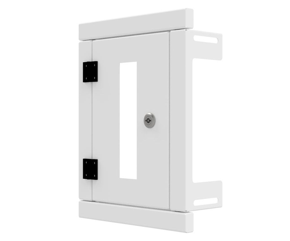 Mild Steel Powder Coated White IP3X Distribution Board Kit -400Hx300W-1V