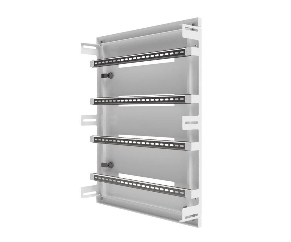 Mild Steel Powder Coated White IP3X Distribution Board Kit -800Hx600W-4H