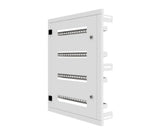 Mild Steel Powder Coated White IP3X Distribution Board Kit -800Hx600W-4H