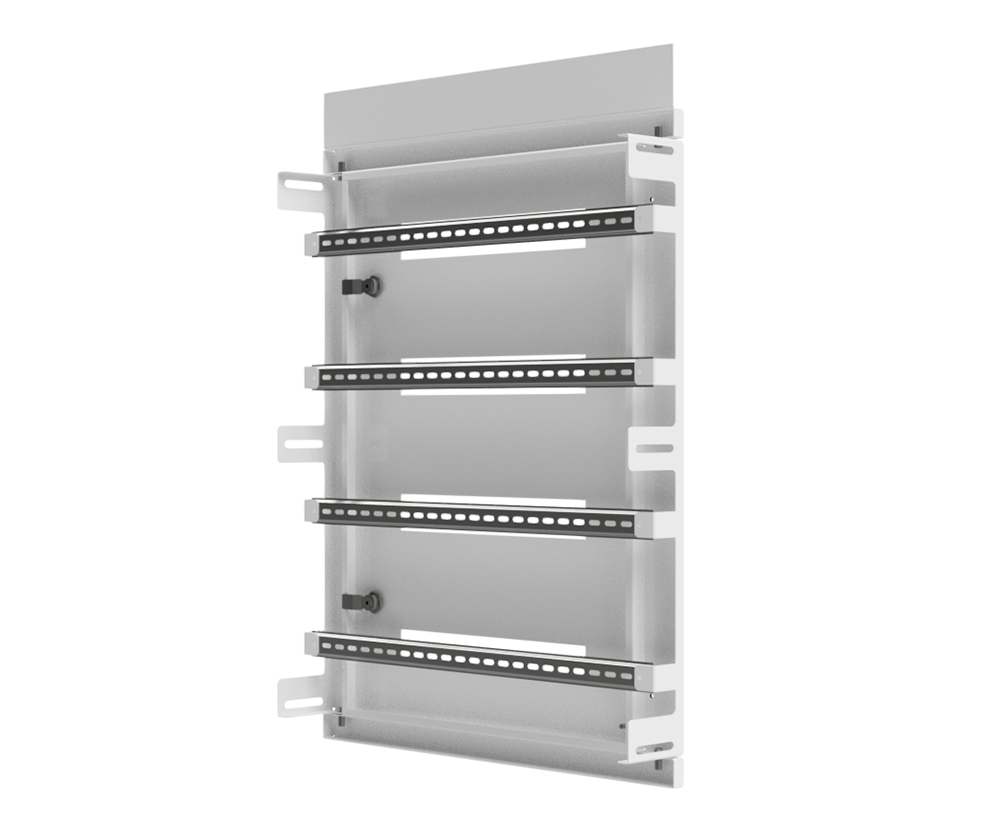 Mild Steel Powder Coated White IP3X Distribution Board Kit - SRE-800Hx600W-4H
