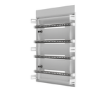 Mild Steel Powder Coated White IP3X Distribution Board Kit - SRE-800Hx600W-4H