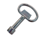 Chrome key only for 7mm and 8mm square locks