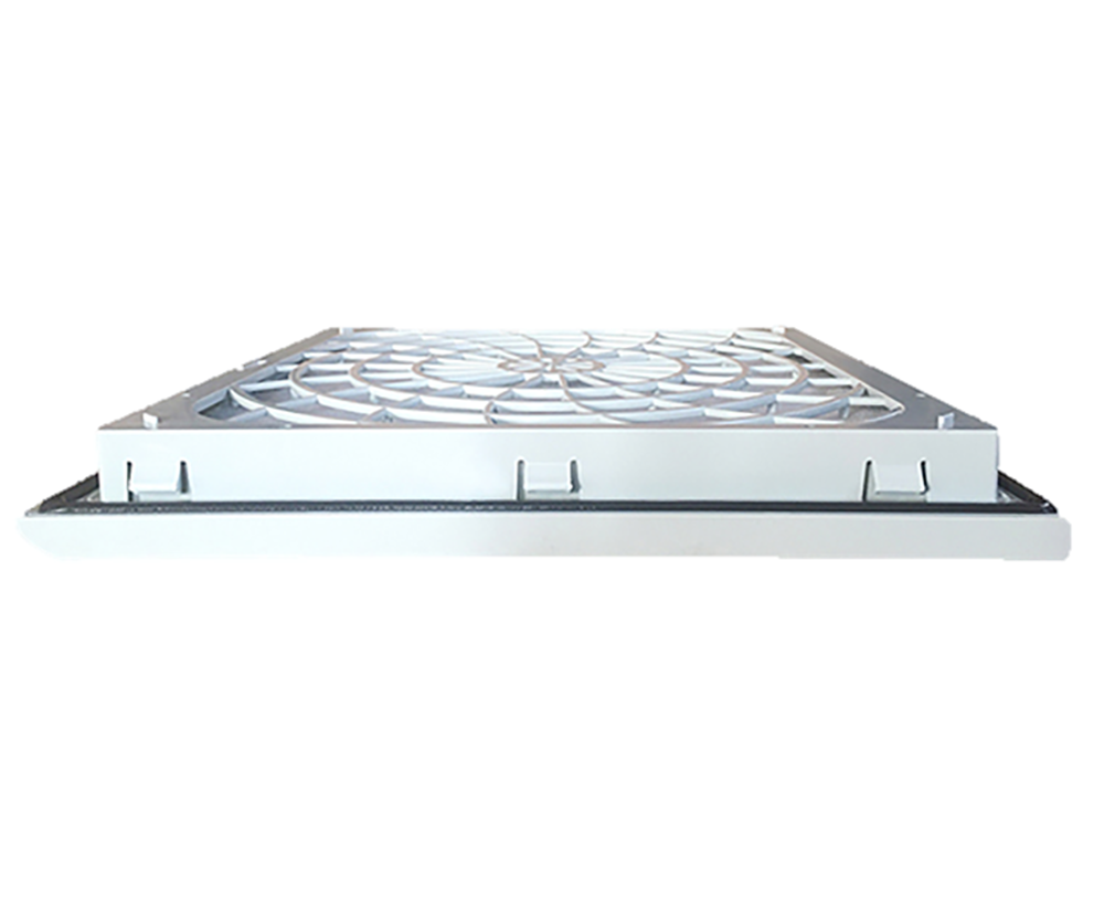 Exit Filter Only (254Hx254W, with 224Hx224W cut-out), RAL7035, IP54