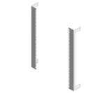 12RU 19" rack pair to fit 600Hx600W enclosure, Powder Coated