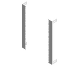 16RU 19" rack pair to fit 800Hx600W enclosure, Powder Coated