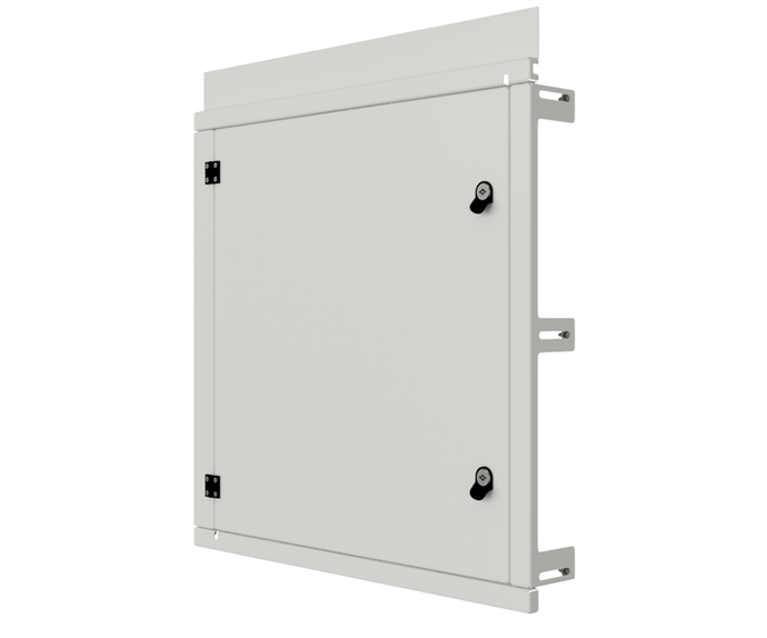 Mild Steel Escutcheon Kit Panel / Inner Door -IP3X, to fit 800x800 Sloping Roof enclosure