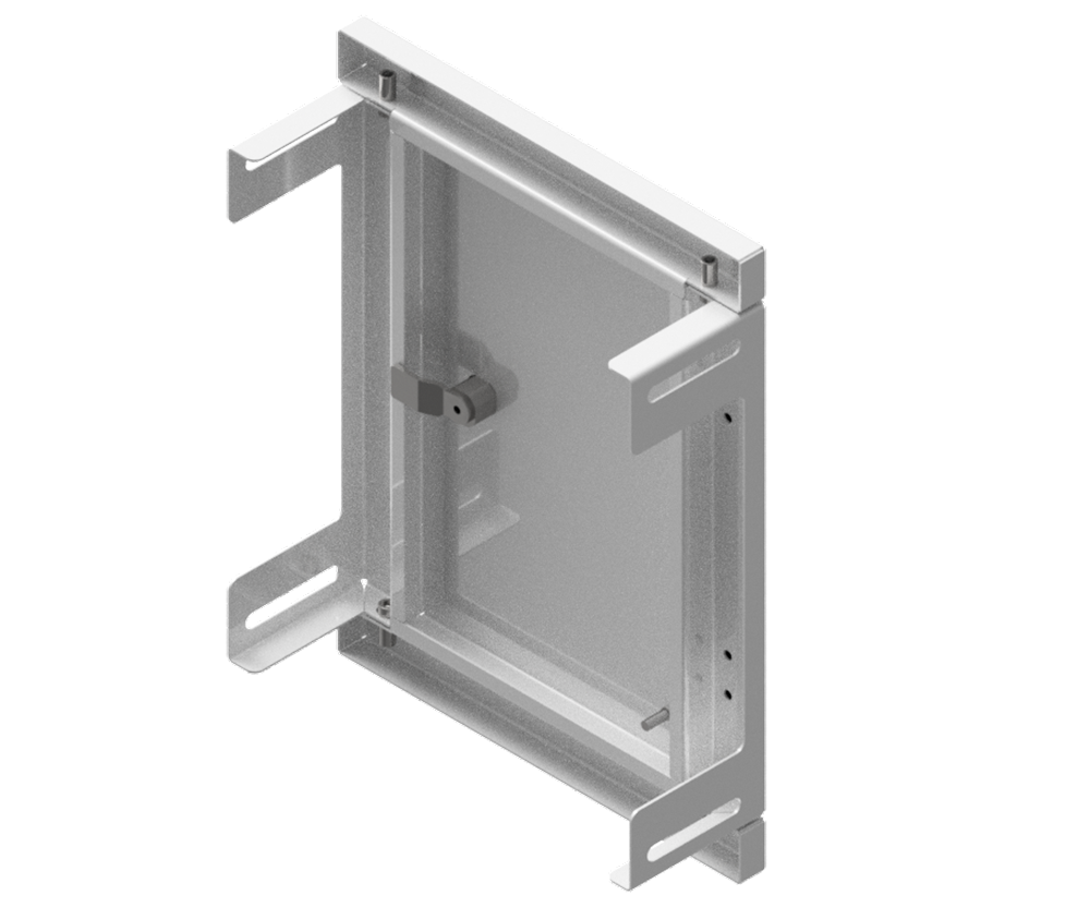 Mild Steel Escutcheon Kit Panel / Inner Door -IP3X, to fit 500Hx400W enclosure