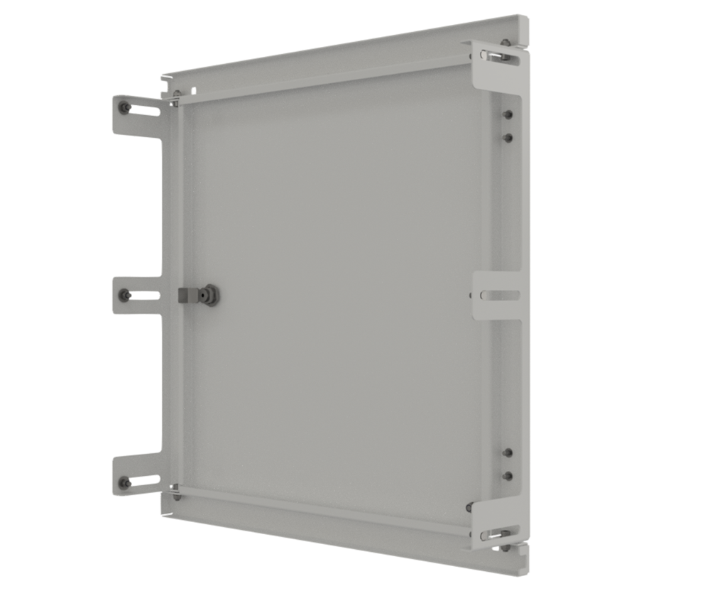 Mild Steel Escutcheon Kit Panel / Inner Door -IP3X, to fit 600Hx600W enclosure
