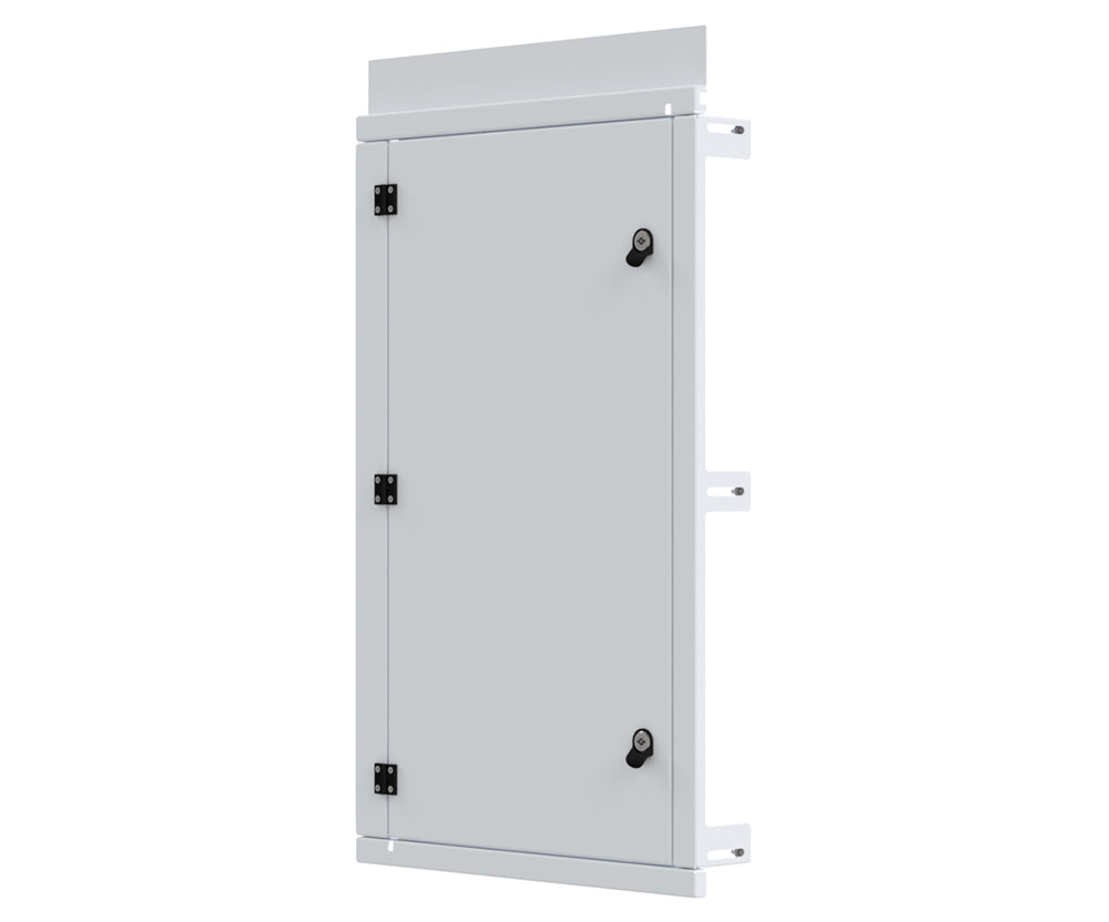 Mild Steel Escutcheon Kit Panel / Inner Door -IP3X, to fit 1000Hx600W Sloping Roof enclosure