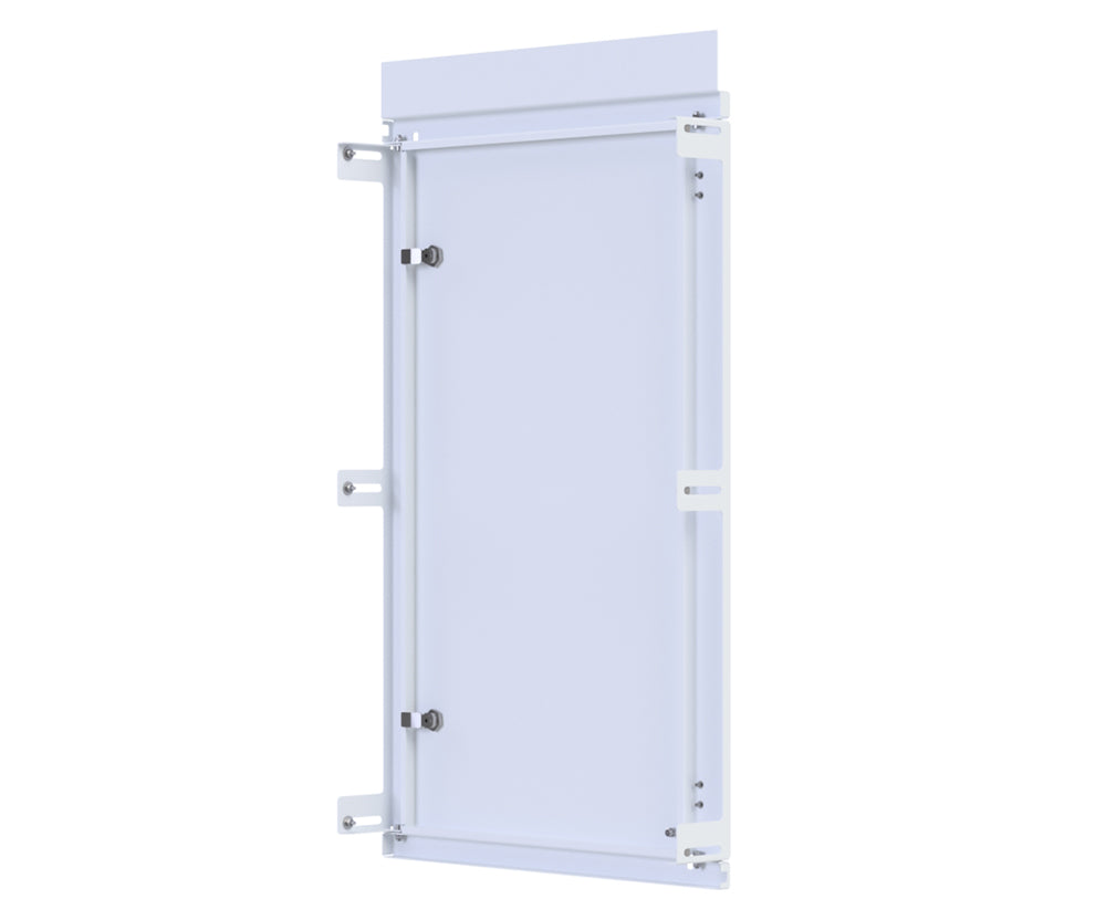 Mild Steel Escutcheon Kit Panel / Inner Door -IP3X, to fit 1000Hx800W Sloping Roof enclosure