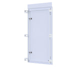 Mild Steel Escutcheon Kit Panel / Inner Door -IP3X, to fit 1000Hx800W Sloping Roof enclosure