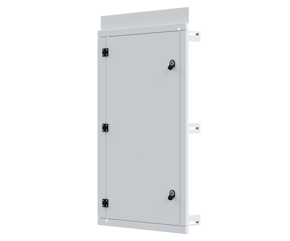 Mild Steel Escutcheon Kit Panel / Inner Door -IP3X, to fit 1000Hx800W Sloping Roof enclosure