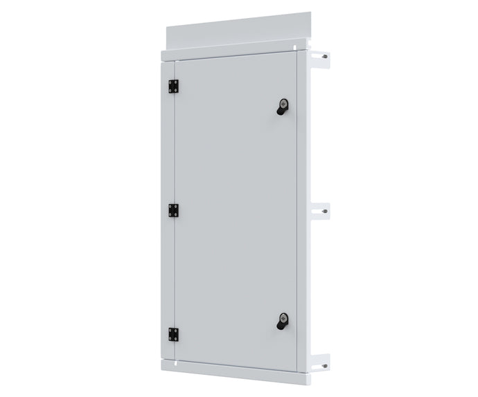 Mild Steel Escutcheon Kit Panel / Inner Door -IP3X, to fit 1000x800 Sloping Roof enclosure