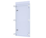 Mild Steel Escutcheon Kit Panel / Inner Door -IP3X, to fit 1200Hx600W Sloping Roof enclosure