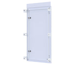 Mild Steel Escutcheon Kit Panel / Inner Door -IP3X, to fit 1200Hx800W Sloping Roof enclosure