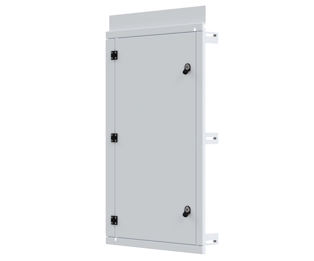 Mild Steel Escutcheon Kit Panel / Inner Door -IP3X, to fit 1200Hx800W Sloping Roof enclosure